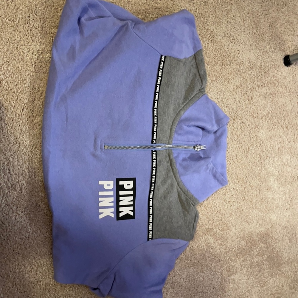 VS/PINK Purple half zip
